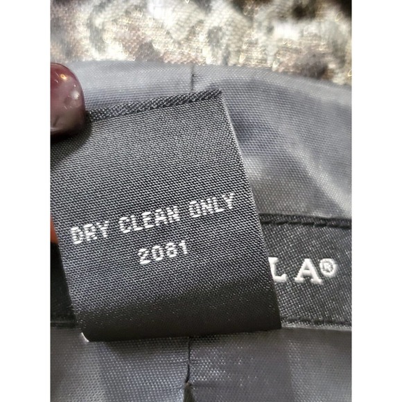 Rafaella Women's Gray Rayon Buttons Front Long Sleeve Casual Long Jacket Size 6 - Picture 9 of 10